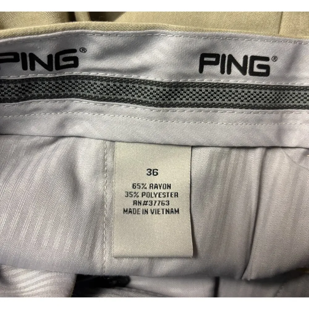 Nautica Saltaire PING Cargo & Chino Shorts Bundle Tan Beige Size 36 New Lot 4